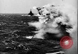 Image of Kamikaze aircraft attacking US ships World War 2 Pacific Ocean, 1944, second 35 stock footage video 65675056747