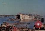 Image of Accidental fire consumes LSTs at Pearl Harbor Oahu Hawaii USA, 1944, second 26 stock footage video 65675056759