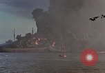 Image of Accidental fire consumes LSTs at Pearl Harbor Oahu Hawaii USA, 1944, second 52 stock footage video 65675056759