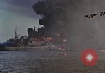 Image of Accidental fire consumes LSTs at Pearl Harbor Oahu Hawaii USA, 1944, second 55 stock footage video 65675056759