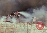 Image of Accidental fire destroys LSTs at West Loch, Pearl Harbor Oahu Hawaii USA, 1944, second 22 stock footage video 65675056760