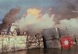 Image of Accidental fire destroys LSTs at West Loch, Pearl Harbor Oahu Hawaii USA, 1944, second 25 stock footage video 65675056760
