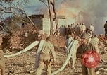 Image of Accidental fire destroys LSTs at West Loch, Pearl Harbor Oahu Hawaii USA, 1944, second 35 stock footage video 65675056760