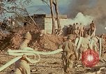 Image of Accidental fire destroys LSTs at West Loch, Pearl Harbor Oahu Hawaii USA, 1944, second 38 stock footage video 65675056760