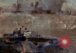 Image of Accidental fire destroys LSTs at West Loch, Pearl Harbor Oahu Hawaii USA, 1944, second 53 stock footage video 65675056760