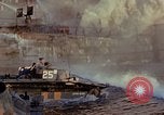 Image of Accidental fire destroys LSTs at West Loch, Pearl Harbor Oahu Hawaii USA, 1944, second 54 stock footage video 65675056760