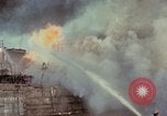 Image of Accidental fire destroys LSTs at West Loch, Pearl Harbor Oahu Hawaii USA, 1944, second 58 stock footage video 65675056760
