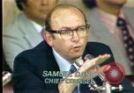 Image of Butterfield testimony in Watergate Washington DC USA, 1973, second 19 stock footage video 65675056775