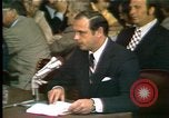 Image of Butterfield testimony in Watergate Washington DC USA, 1973, second 43 stock footage video 65675056775