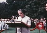 Image of Israeli Prime Minister Golda Meir Washington DC USA, 1969, second 6 stock footage video 65675056818