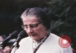 Image of Israeli Prime Minister Golda Meir Washington DC USA, 1969, second 26 stock footage video 65675056818