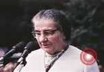 Image of Israeli Prime Minister Golda Meir Washington DC USA, 1969, second 28 stock footage video 65675056818