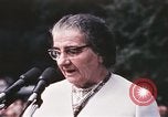 Image of Israeli Prime Minister Golda Meir Washington DC USA, 1969, second 33 stock footage video 65675056818
