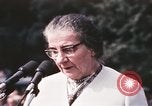 Image of Israeli Prime Minister Golda Meir Washington DC USA, 1969, second 54 stock footage video 65675056818