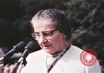 Image of Israeli Prime Minister Golda Meir Washington DC USA, 1969, second 58 stock footage video 65675056818
