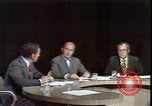 Image of analysis of Nixon speech on economy Washington DC USA, 1971, second 20 stock footage video 65675056914