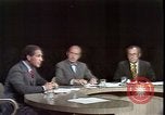 Image of analysis of Nixon speech on economy Washington DC USA, 1971, second 21 stock footage video 65675056914