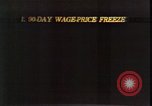 Image of analysis of Nixon speech on economy Washington DC USA, 1971, second 37 stock footage video 65675056914