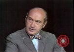 Image of analysis of Nixon speech on economy Washington DC USA, 1971, second 47 stock footage video 65675056914