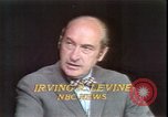 Image of analysis of Nixon speech on economy Washington DC USA, 1971, second 53 stock footage video 65675056914