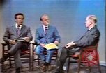 Image of analysis of Nixon economy speech Washington DC USA, 1971, second 46 stock footage video 65675056915