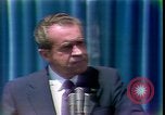 Standbild Präsident Richard Nixon Adressen Vertraulichkeit San Clemente California USA, 1973, aus Sekunde 19 historischem Filmmaterial Videoclip 65675056920