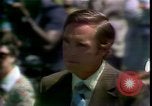 Standbild Präsident Richard Nixon Adressen Vertraulichkeit San Clemente California USA, 1973, aus Sekunde 35 historischem Filmmaterial Videoclip 65675056920