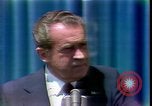 Standbild Präsident Richard Nixon Adressen Vertraulichkeit San Clemente California USA, 1973, aus Sekunde 51 historischem Filmmaterial Videoclip 65675056920