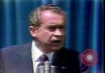 Standbild Präsident Richard Nixon Adressen Vertraulichkeit San Clemente California USA, 1973, aus Sekunde 59 historischem Filmmaterial Videoclip 65675056920