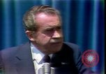 Standbild Präsident Richard Nixon Adressen Vertraulichkeit San Clemente California USA, 1973, aus Sekunde 61 historischem Filmmaterial Videoclip 65675056920