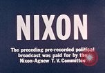 Standbild Nixon Werbespot United States USA, 1968, aus Sekunde 60 historischem Filmmaterial Videoclip 65675056979