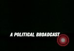 Image of political broadcast United States USA, 1968, second 4 stock footage video 65675056981
