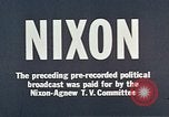 Image of political broadcast United States USA, 1968, second 60 stock footage video 65675056981