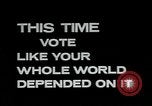 Image of political broadcast United States USA, 1968, second 53 stock footage video 65675056982