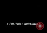 Image of political broadcast United States USA, 1968, second 1 stock footage video 65675056983