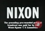 Image of political broadcast United States USA, 1968, second 38 stock footage video 65675056983