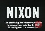 Image of political broadcast United States USA, 1968, second 41 stock footage video 65675056983