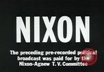 Image of political broadcast United States USA, 1968, second 42 stock footage video 65675056983