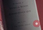 Image of Tricia Nixon wedding Washington DC USA, 1971, second 13 stock footage video 65675056984