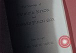 Image of Tricia Nixon wedding Washington DC USA, 1971, second 14 stock footage video 65675056984