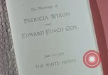 Image of Tricia Nixon wedding Washington DC USA, 1971, second 16 stock footage video 65675056984