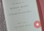 Image of Tricia Nixon wedding Washington DC USA, 1971, second 17 stock footage video 65675056984