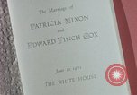 Image of Tricia Nixon wedding Washington DC USA, 1971, second 18 stock footage video 65675056984