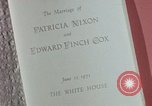 Image of Tricia Nixon wedding Washington DC USA, 1971, second 20 stock footage video 65675056984