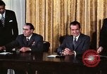 Image of visit of Leonid Brezhnev Washington DC USA, 1973, second 53 stock footage video 65675057037