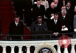 Image of ceremony on Inauguration Day Washington DC USA, 1973, second 39 stock footage video 65675057039