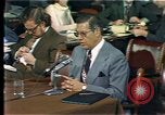 Image of Senate Watergate hearings Washington DC USA, 1974, second 40 stock footage video 65675057078
