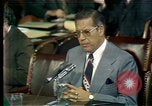 Image of Senate Watergate hearings Washington DC USA, 1974, second 61 stock footage video 65675057078