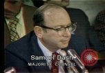 Image of Senate hearings Washington DC USA, 1974, second 8 stock footage video 65675057079