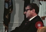 Image of Nixon talking to Kissinger in Oval Office Washington DC USA, 1973, second 54 stock footage video 65675057083